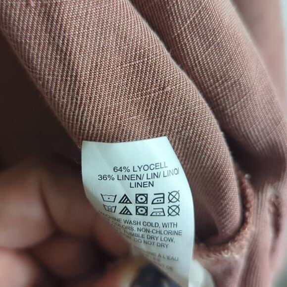 Utility Spring Anorak Jacket with Hoodie Size Small Blush Red - Picture 9 of 12